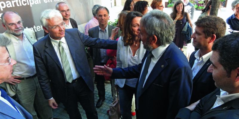 El Conseller de Cultura, Ferran Mascarell, a l’aniversari de 2012. FOTO: Cedida