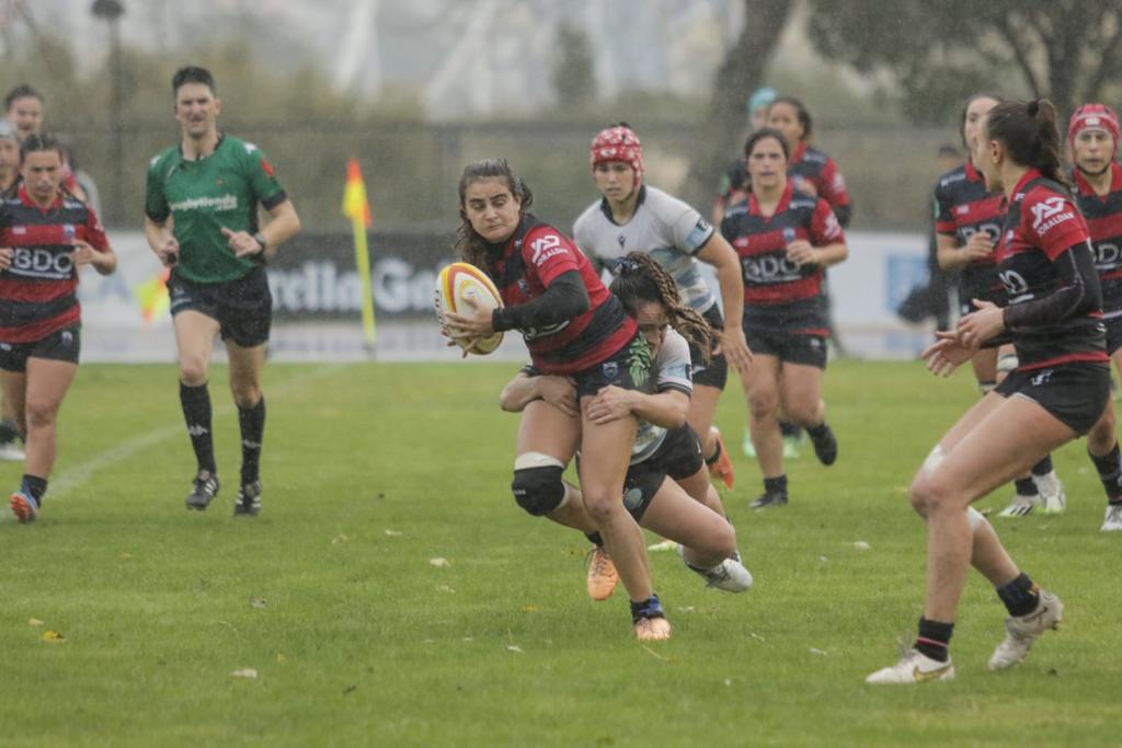 El Rugby Sant Cugat lluitarà per alçar el títol de la màxima categoria estatal. FOTO: Diego Dolan