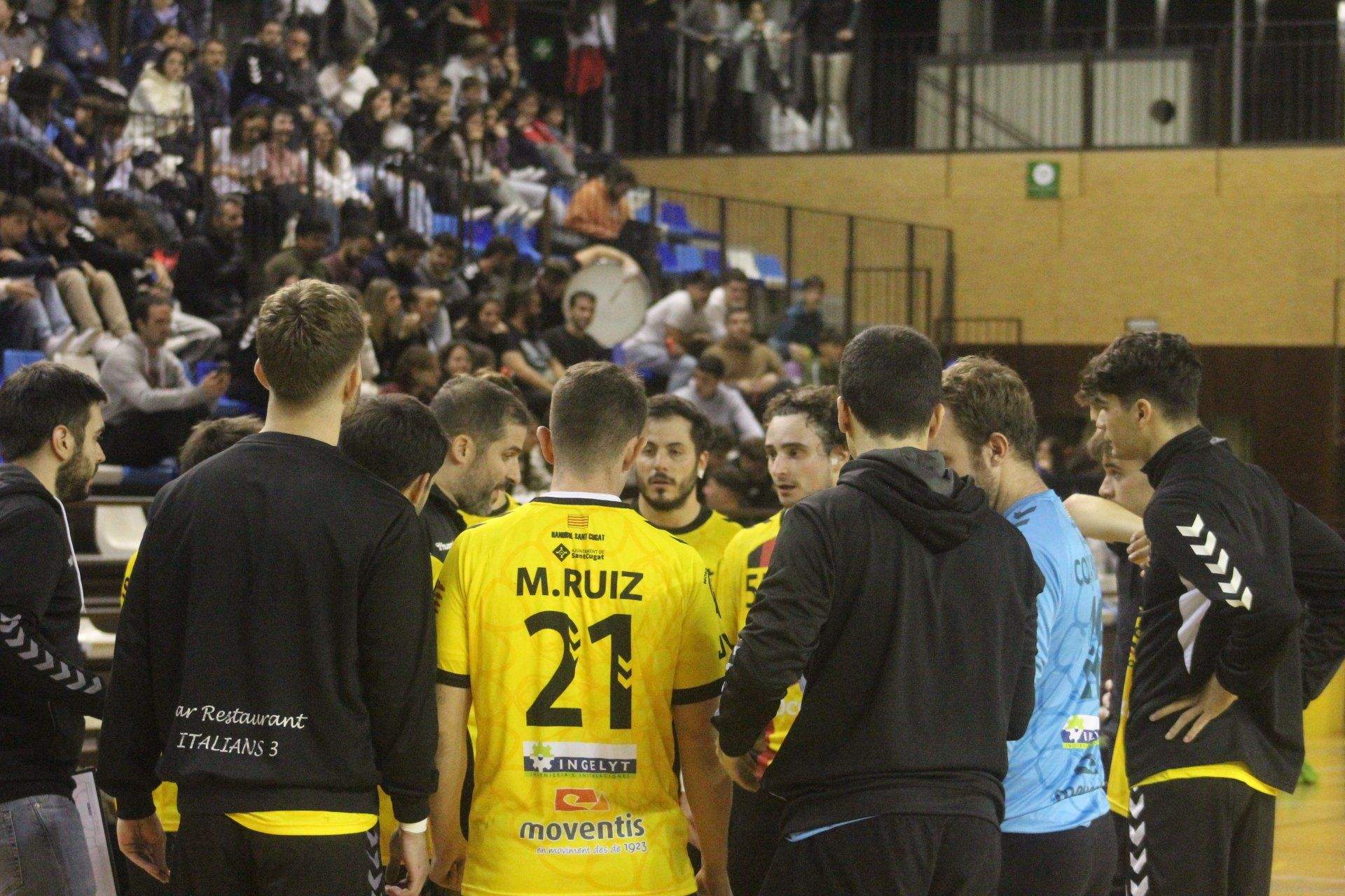 L'handbol Sant Cugat va guanyar contra el líder de 1a Nacional. Foto: Handbol Sant Cugat