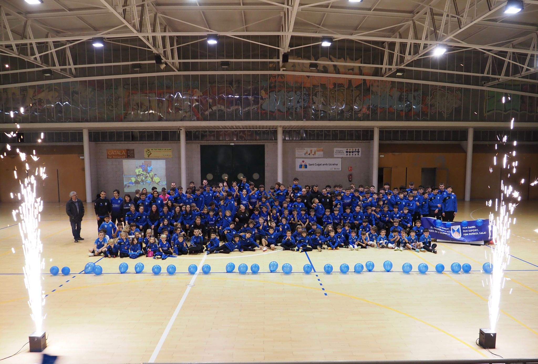 L'Olimpyc Floresta FS té 180 jugadors en aquesta temporada. FOTO: Cèlia Cidad