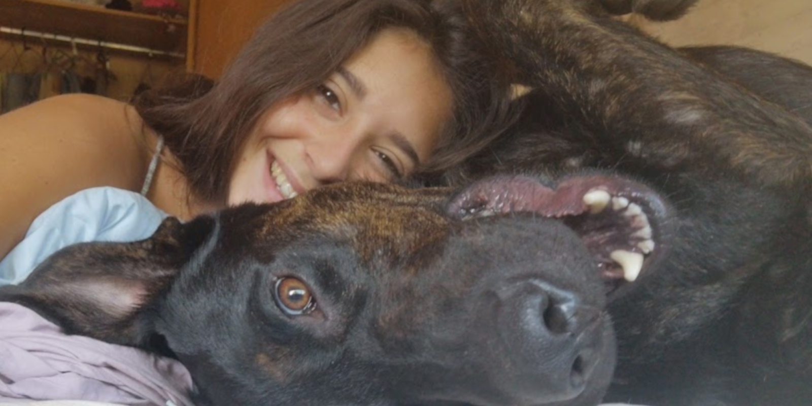 Ariadna i Kronk, cofundadors de Amigos del Kronk, ensinistrament de gossos a Sant Cugat. FOTO: Cedida