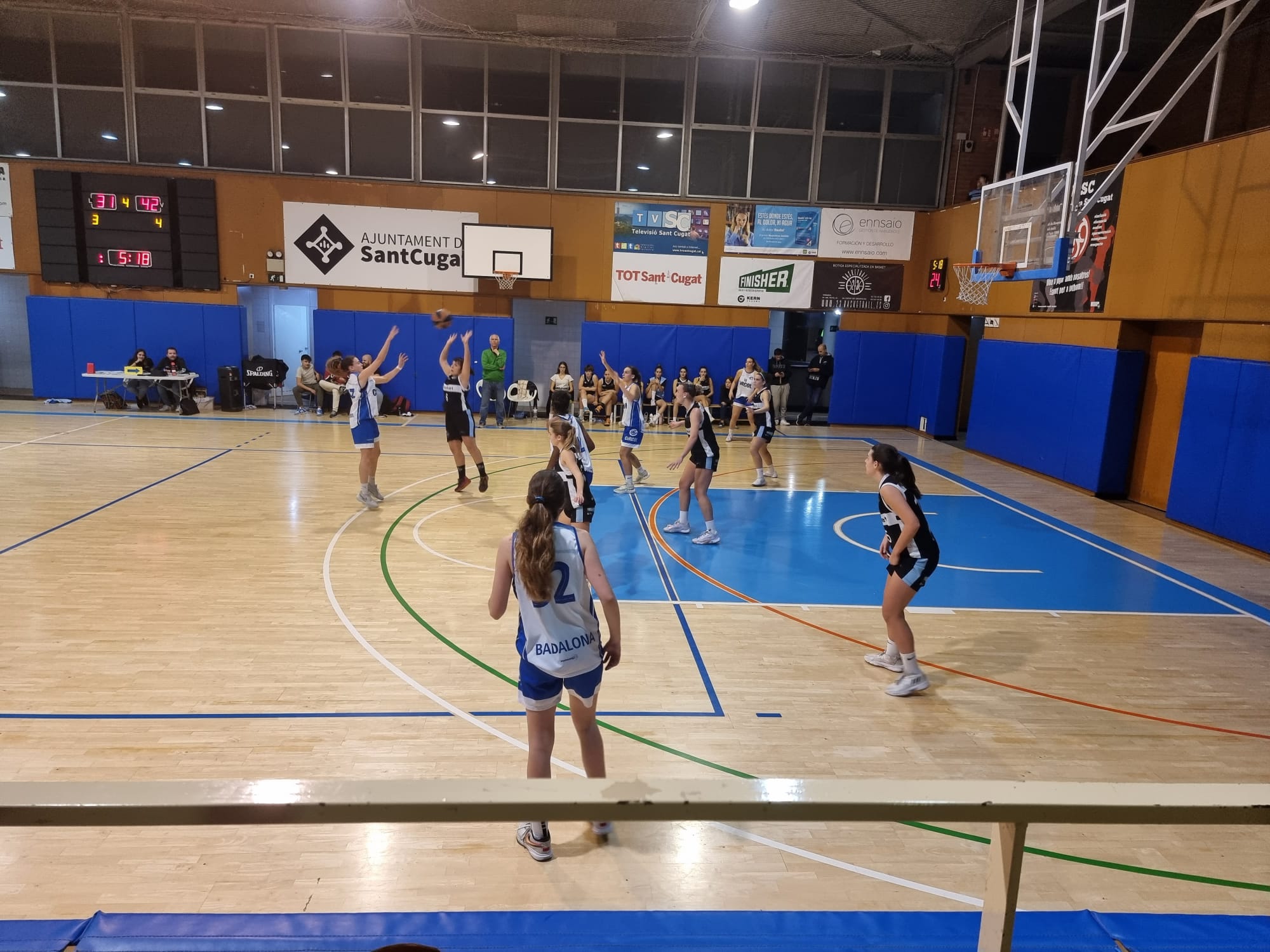 El Qbasket Sant Cugat competeix en la 1a Territorial. FOTO: Cedida