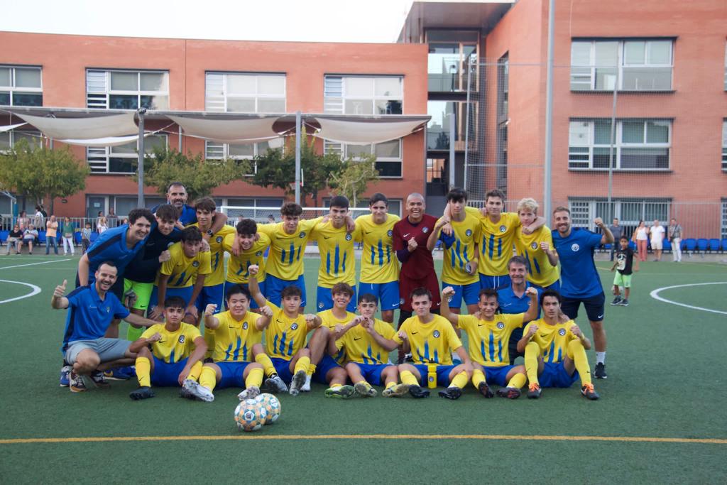 El nou club de Sant Cugat de futbol, el Club Polidet Vallès Esportiu. FOTO: Cedida