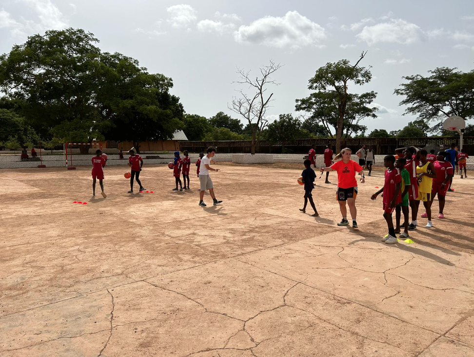 Campus Solidari de Bàsquet al Senegal del Qbasket Sant Cugat. FOTO: Cedida