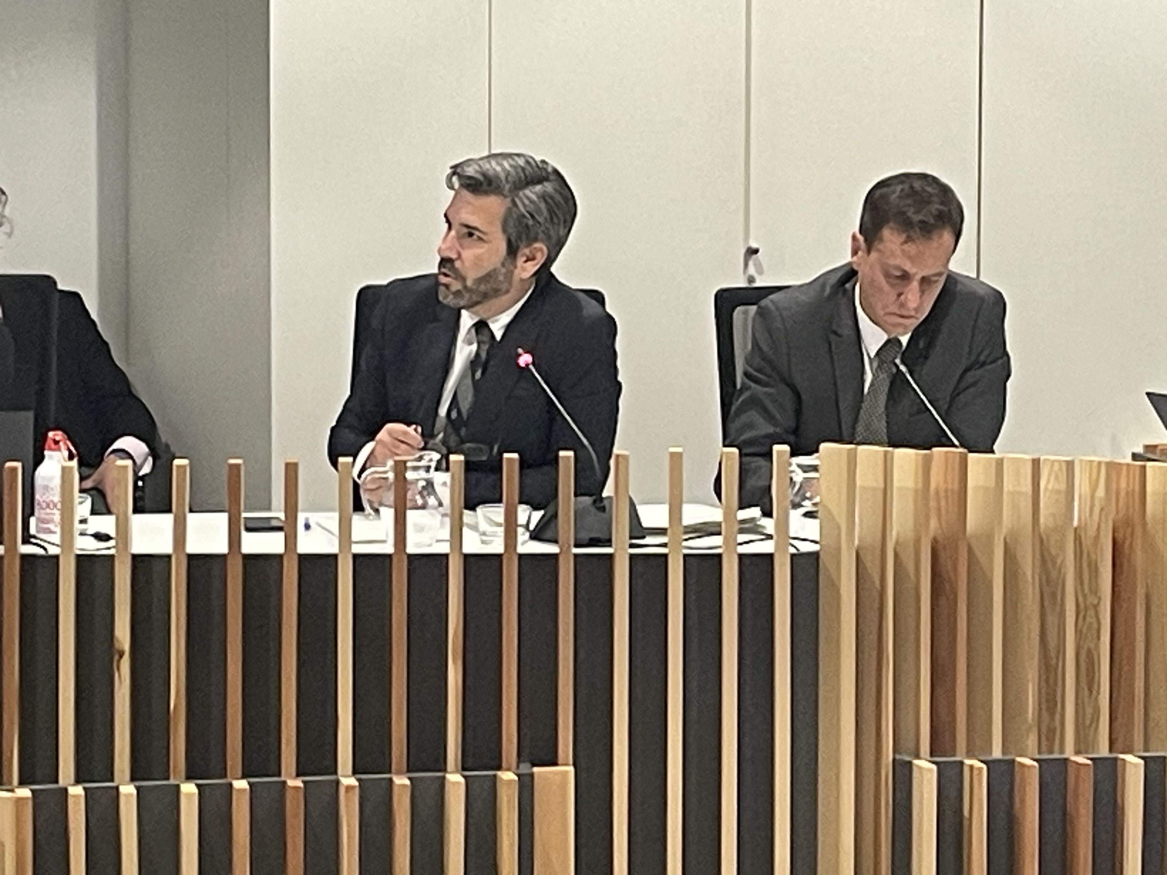 Els dos regidors de VOX a Sant Cugat FOTO: TOT Sant Cugat 