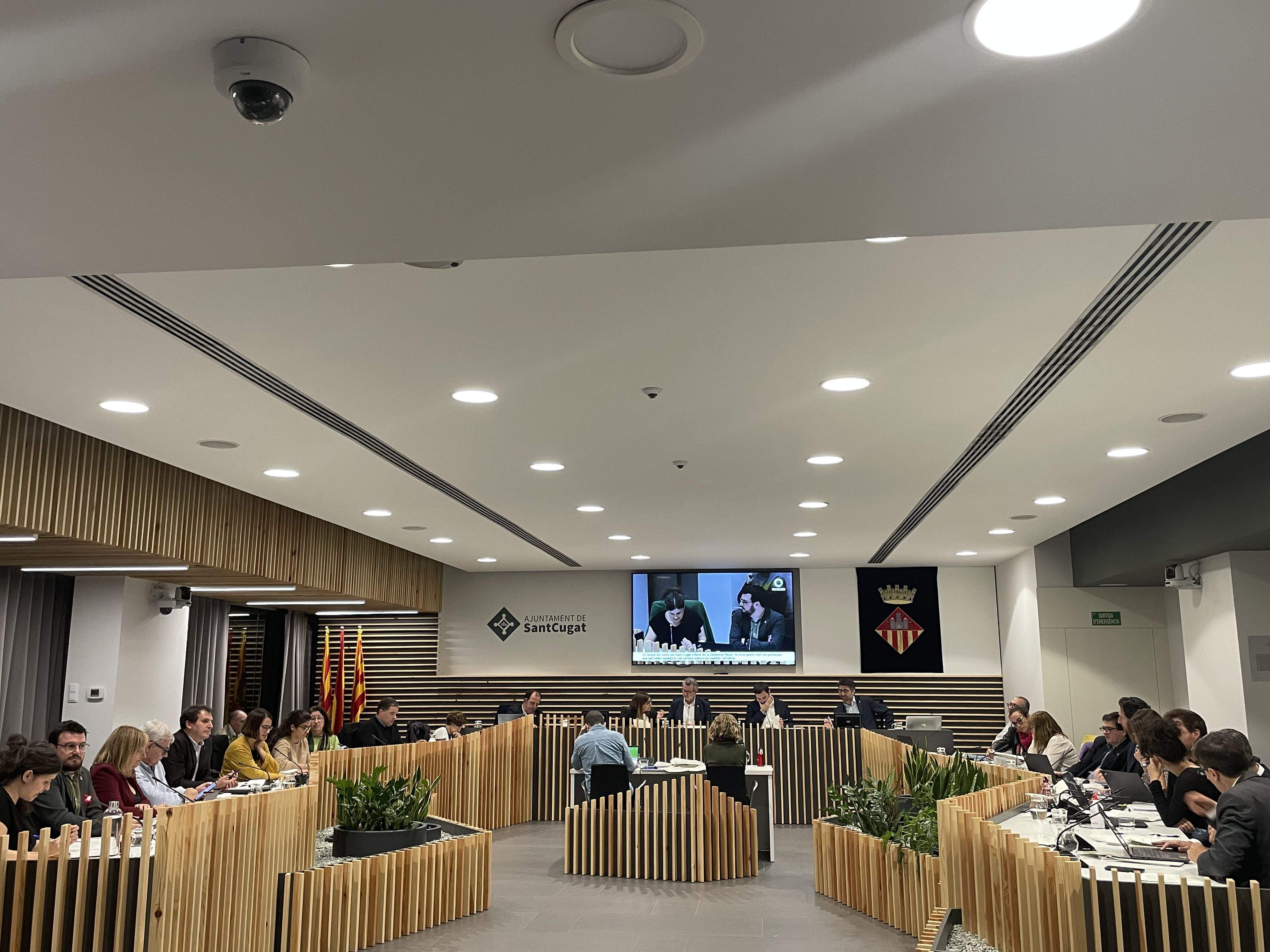Sessió plenaria d'aquest dilluns FOTO: TOT Sant Cugat