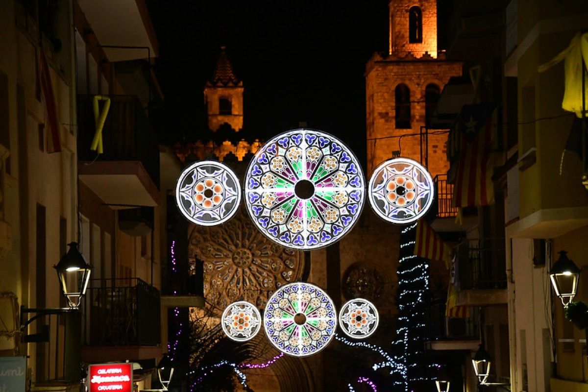 Llums de Nadal a Sant Cugat FOTO: Arxiu TOT