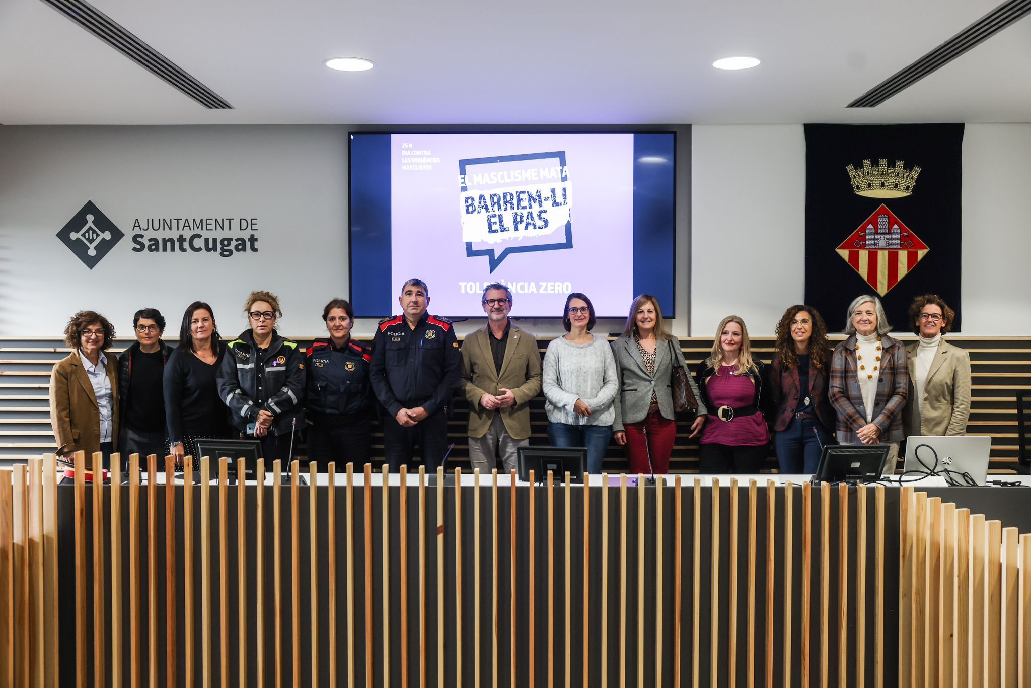 Presentació del programa del 25-N a Sant Cugat FOTO: Ajuntament