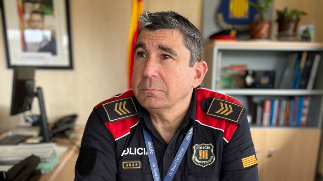 Manel Rodriguez, cap de la comissaria de Mossos de Sant Cugat FOTO: Bernat Millet (TOT Sant Cugat)