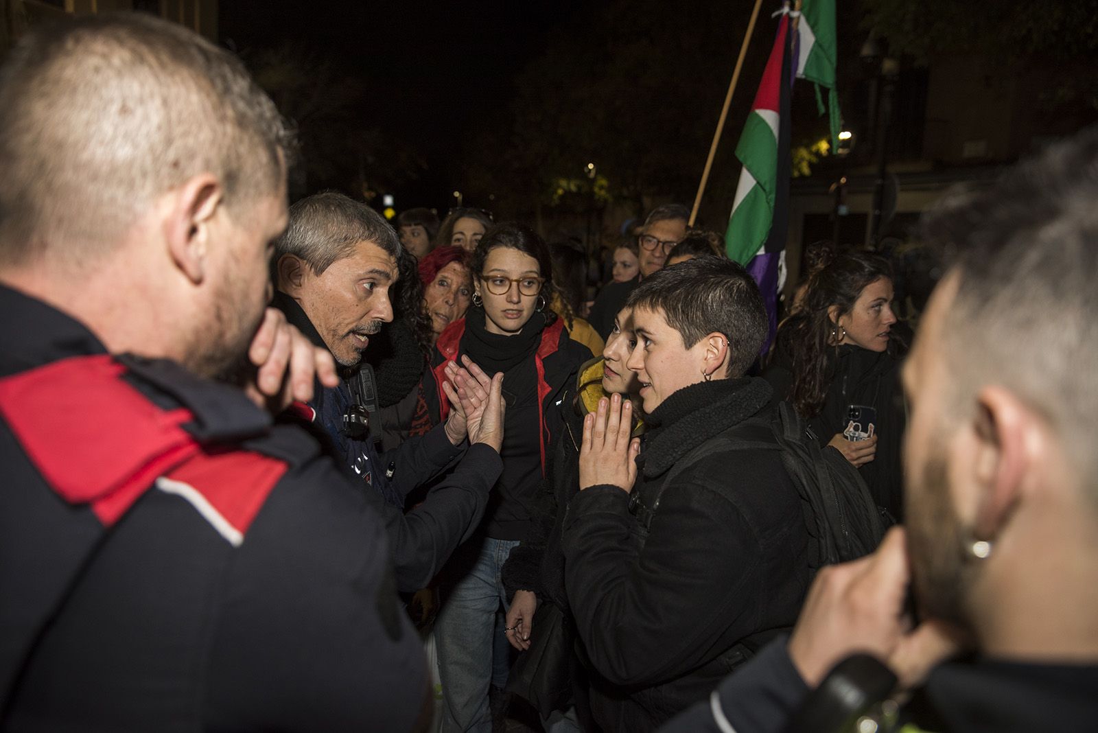 Manifestació Feminista contra les violències masclistes del 25-N. FOTO: Bernat Millet.