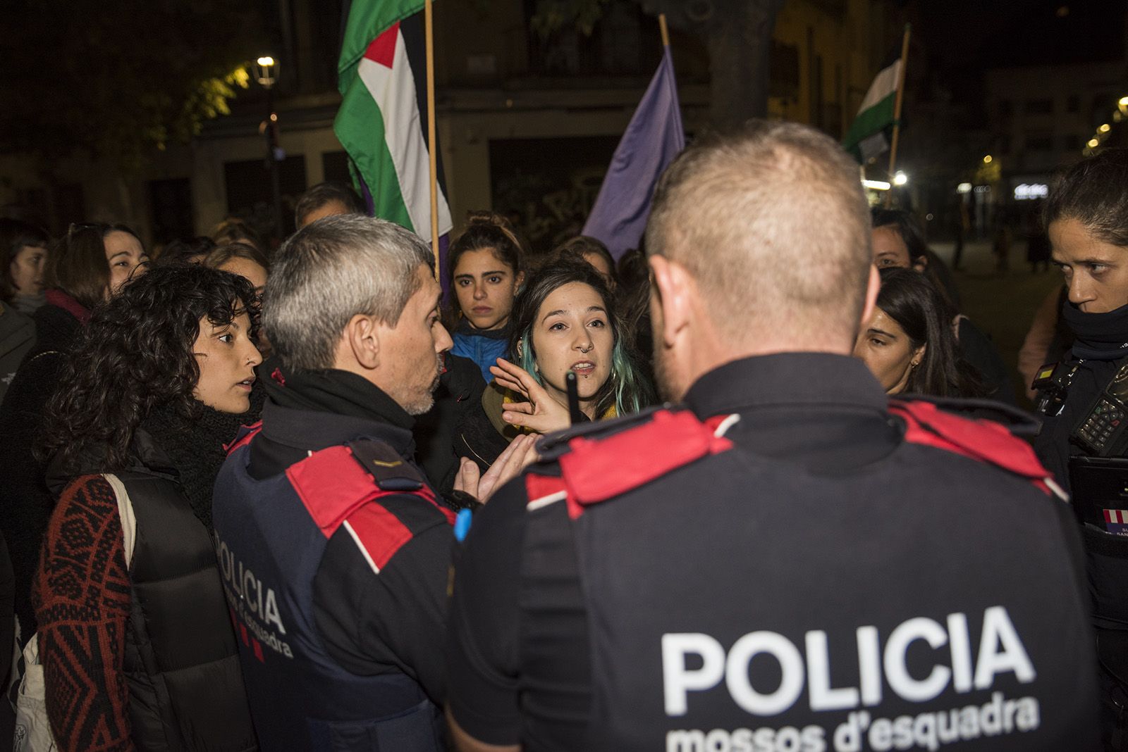 Manifestació Feminista contra les violències masclistes del 25-N. FOTO: Bernat Millet.