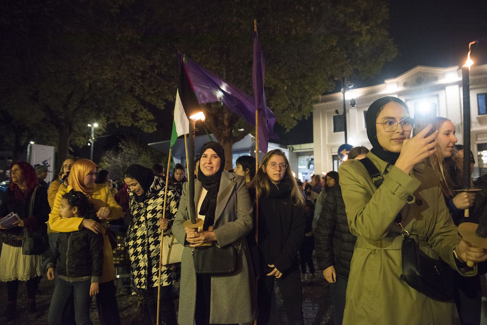 Manifestació Feminista contra les violències masclistes del 25-N. FOTO: Bernat Millet.