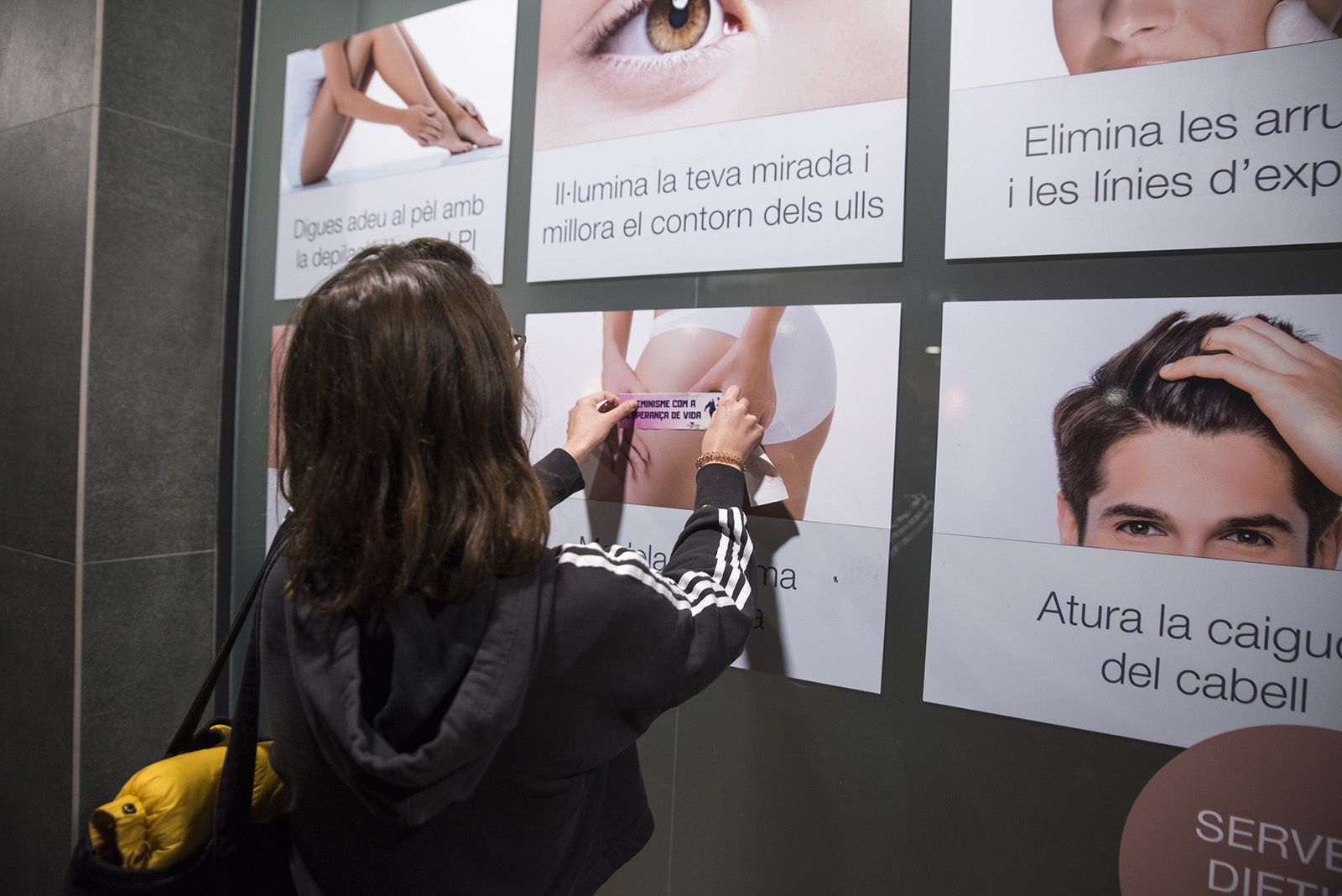 Manifestació Feminista contra les violències masclistes del 25-N. FOTO: Bernat Millet.