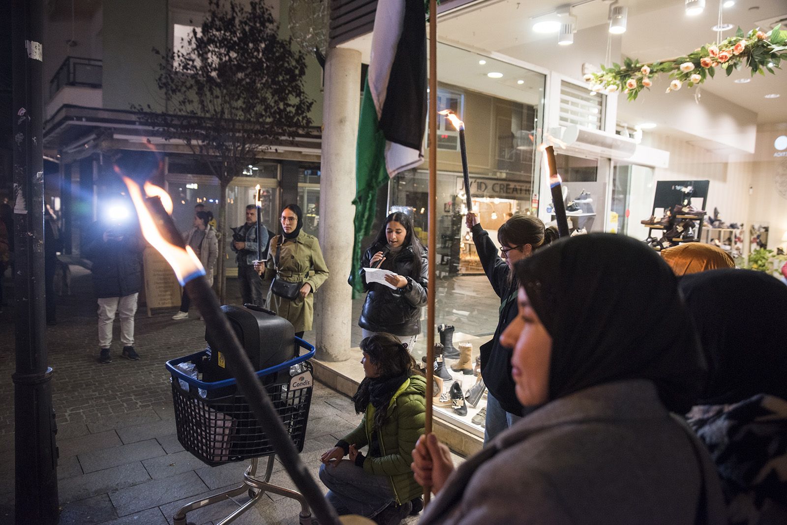 Manifestació Feminista contra les violències masclistes del 25-N. FOTO: Bernat Millet.