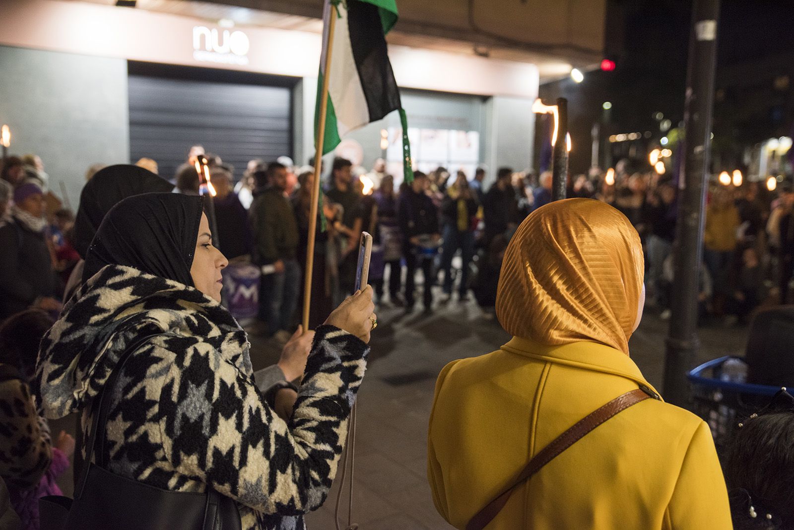 Manifestació Feminista contra les violències masclistes del 25-N. FOTO: Bernat Millet.