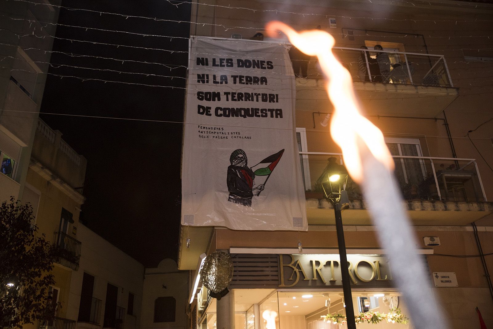 Manifestació Feminista contra les violències masclistes del 25-N. FOTO: Bernat Millet.