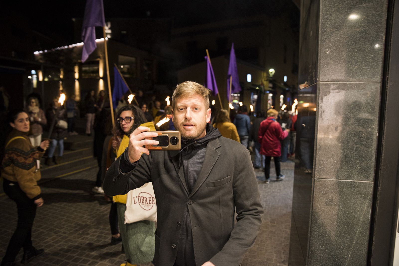 Manifestació Feminista contra les violències masclistes del 25-N. FOTO: Bernat Millet.