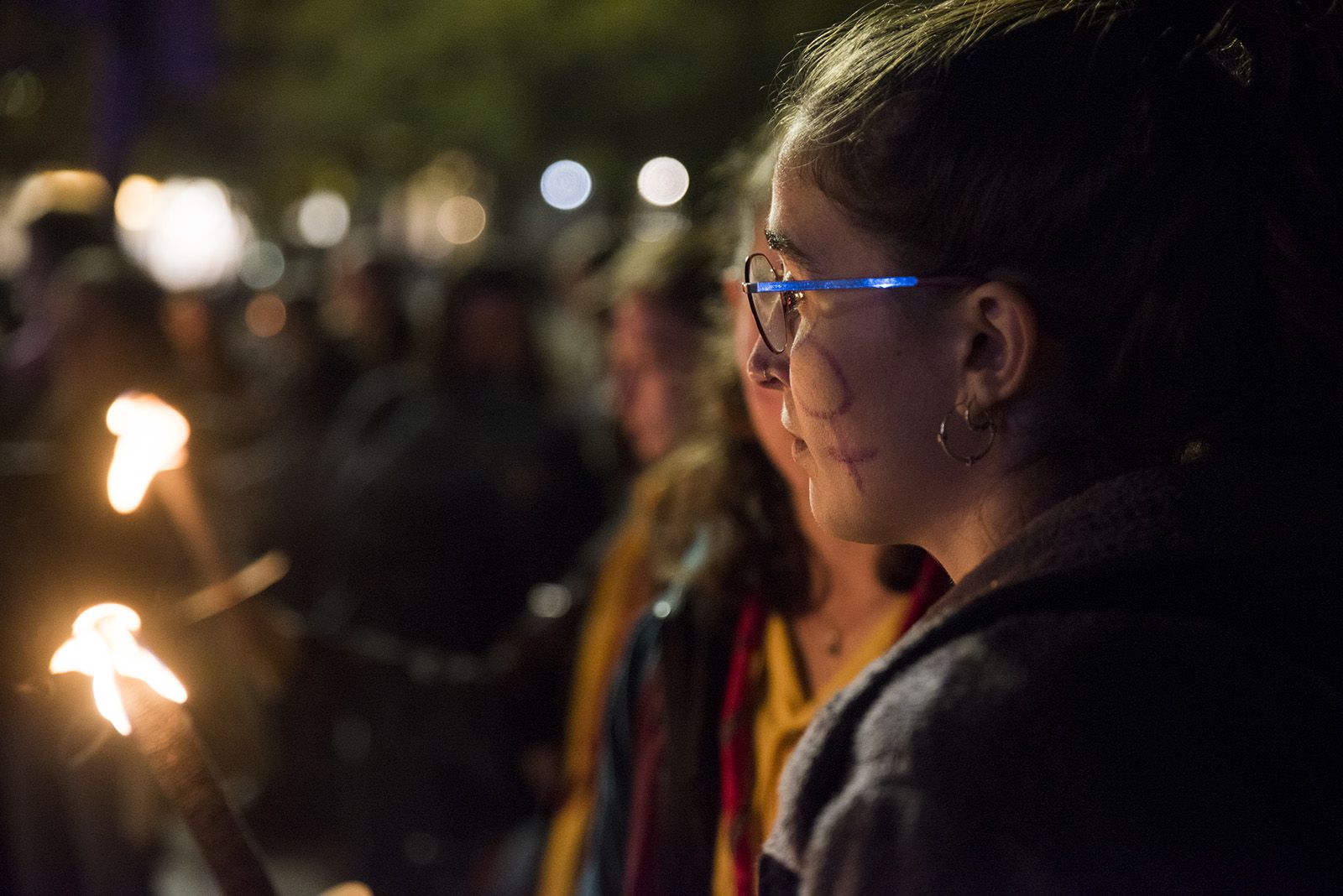 Manifestació Feminista contra les violències masclistes del 25-N. FOTO: Bernat Millet.