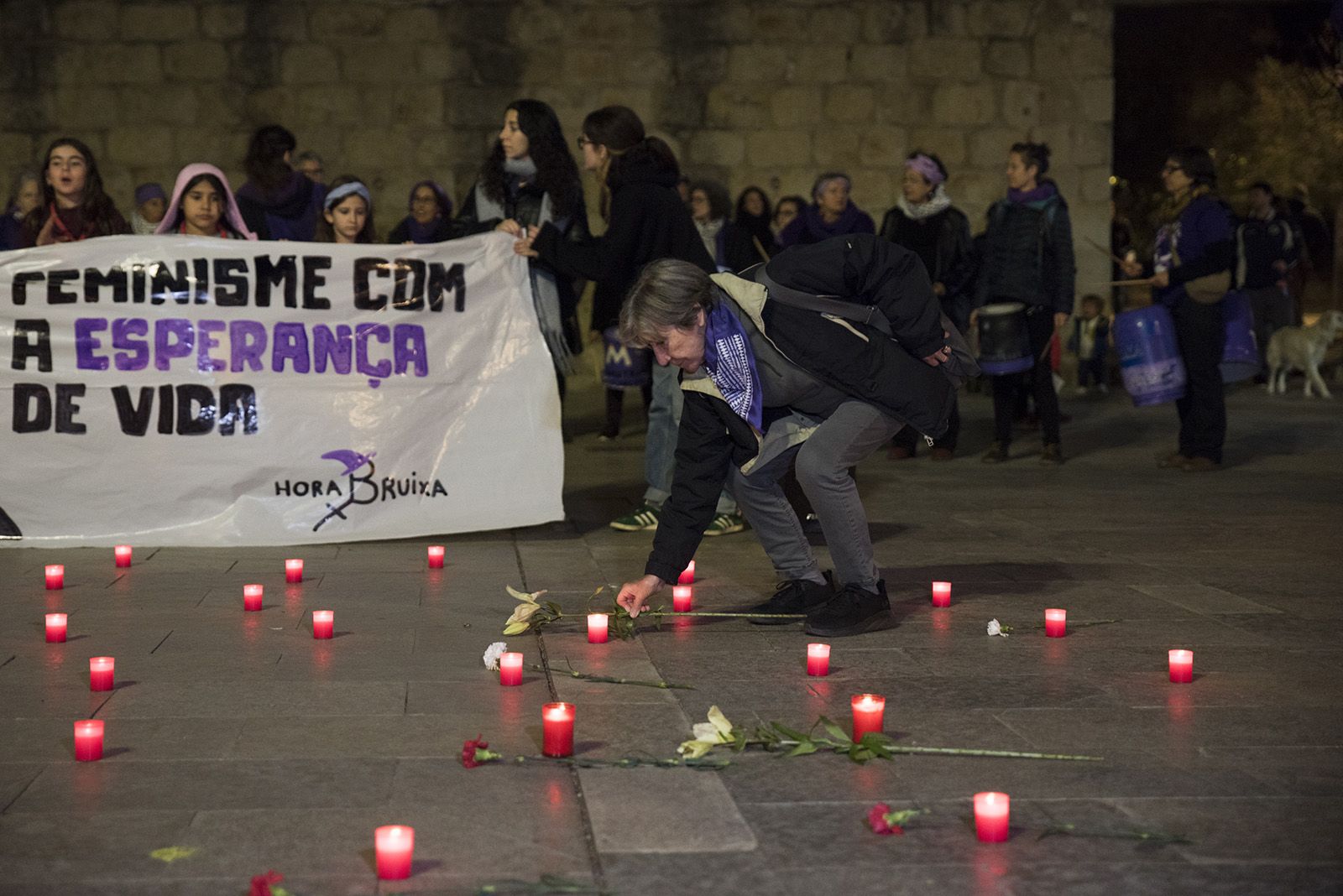 Manifestació Feminista contra les violències masclistes del 25-N. FOTO: Bernat Millet.