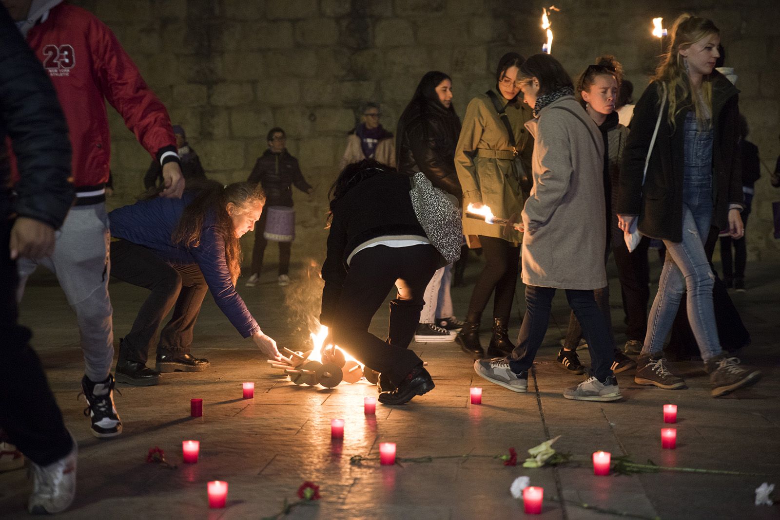 Manifestació Feminista contra les violències masclistes del 25-N. FOTO: Bernat Millet.