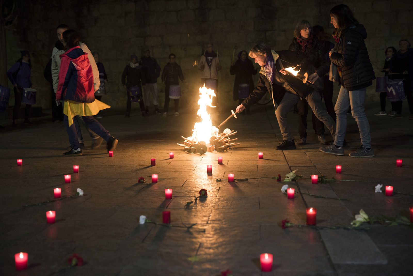 Manifestació Feminista contra les violències masclistes del 25-N. FOTO: Bernat Millet.