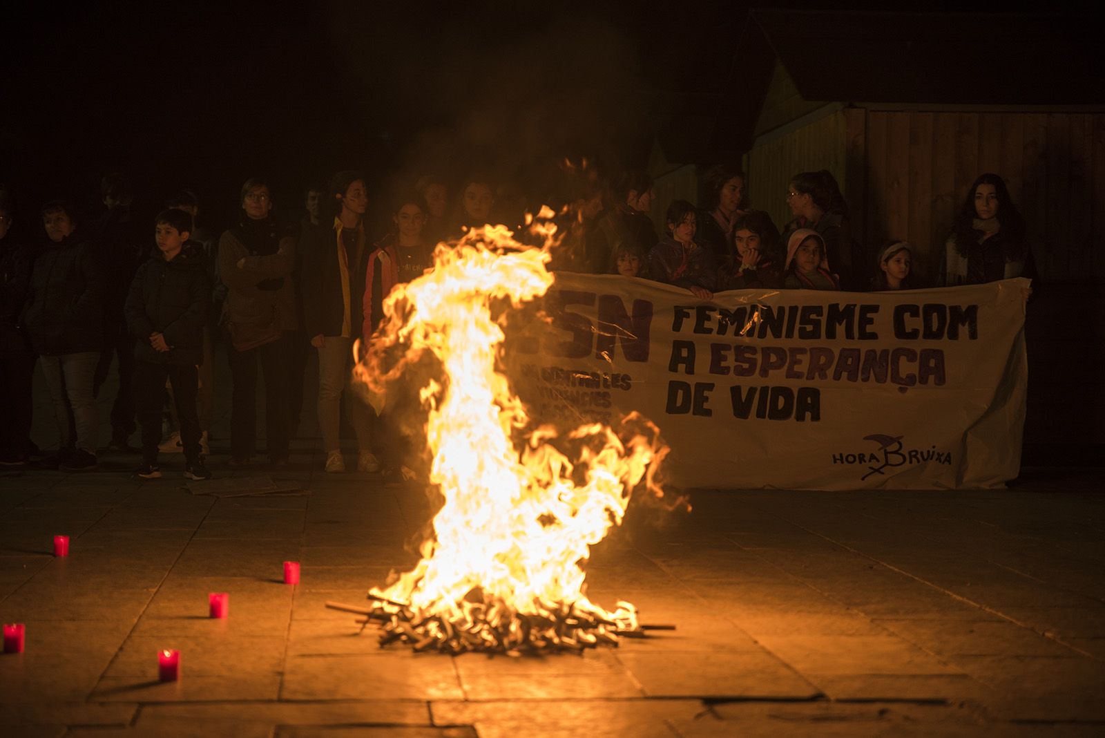 Manifestació Feminista contra les violències masclistes del 25-N. FOTO: Bernat Millet.