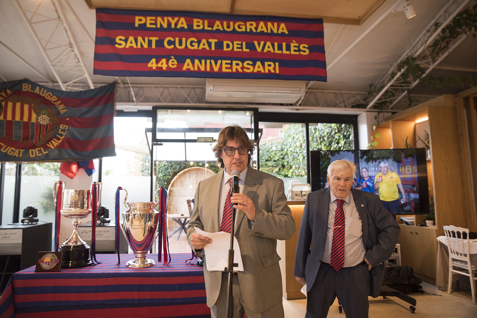 44è aniversari de la Penya Blaugrana de Sant Cugat. FOTO: Bernat Millet.