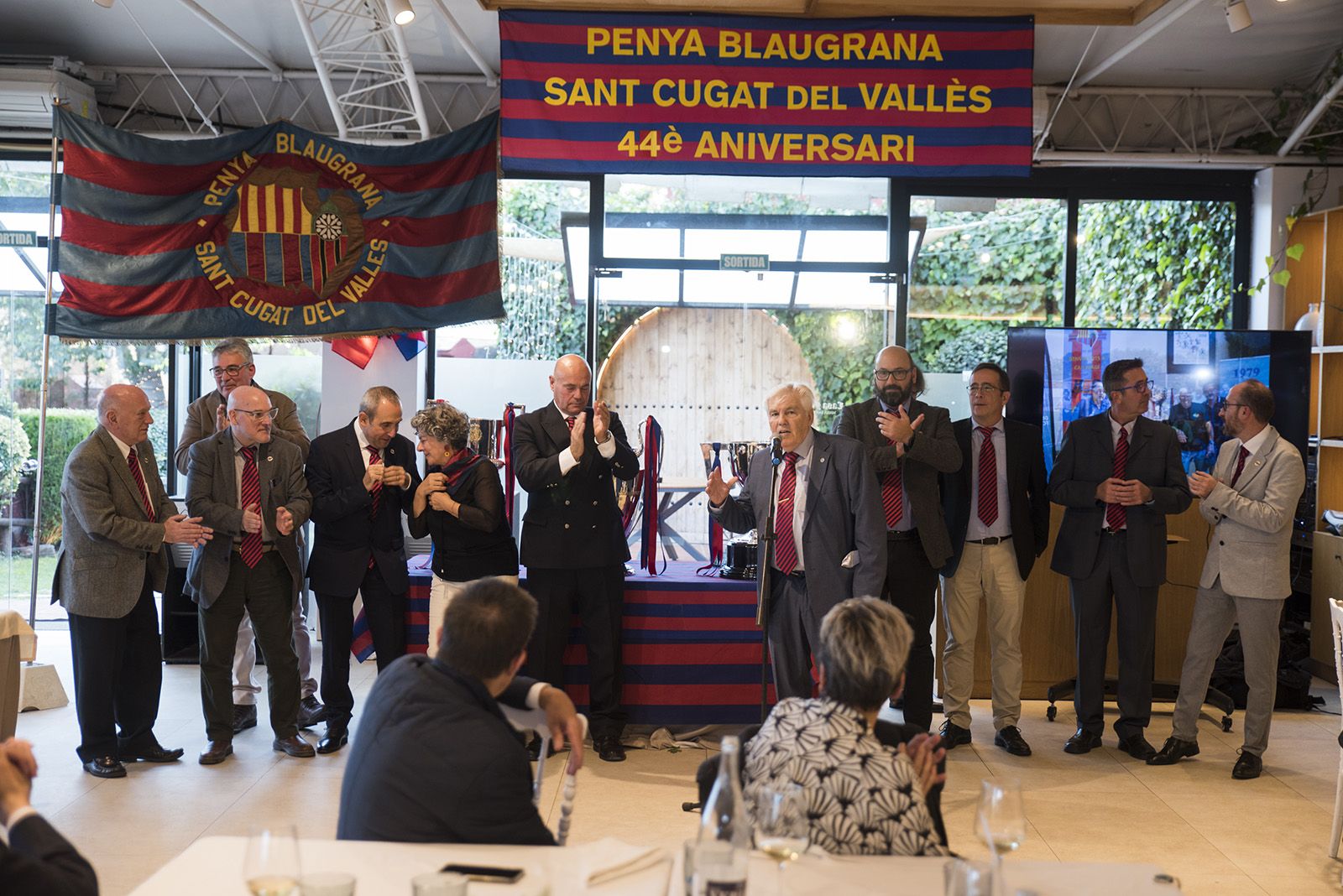 44è aniversari de la Penya Blaugrana de Sant Cugat. FOTO: Bernat Millet.