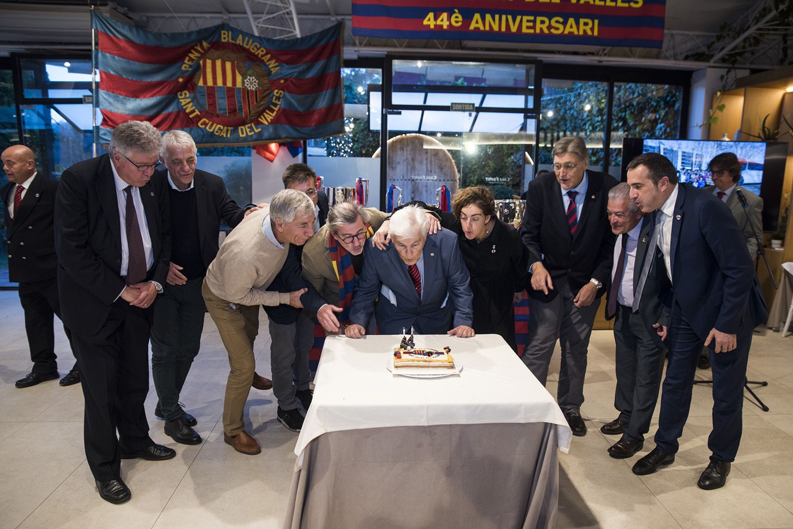 44è aniversari de la Penya Blaugrana de Sant Cugat. FOTO: Bernat Millet.
