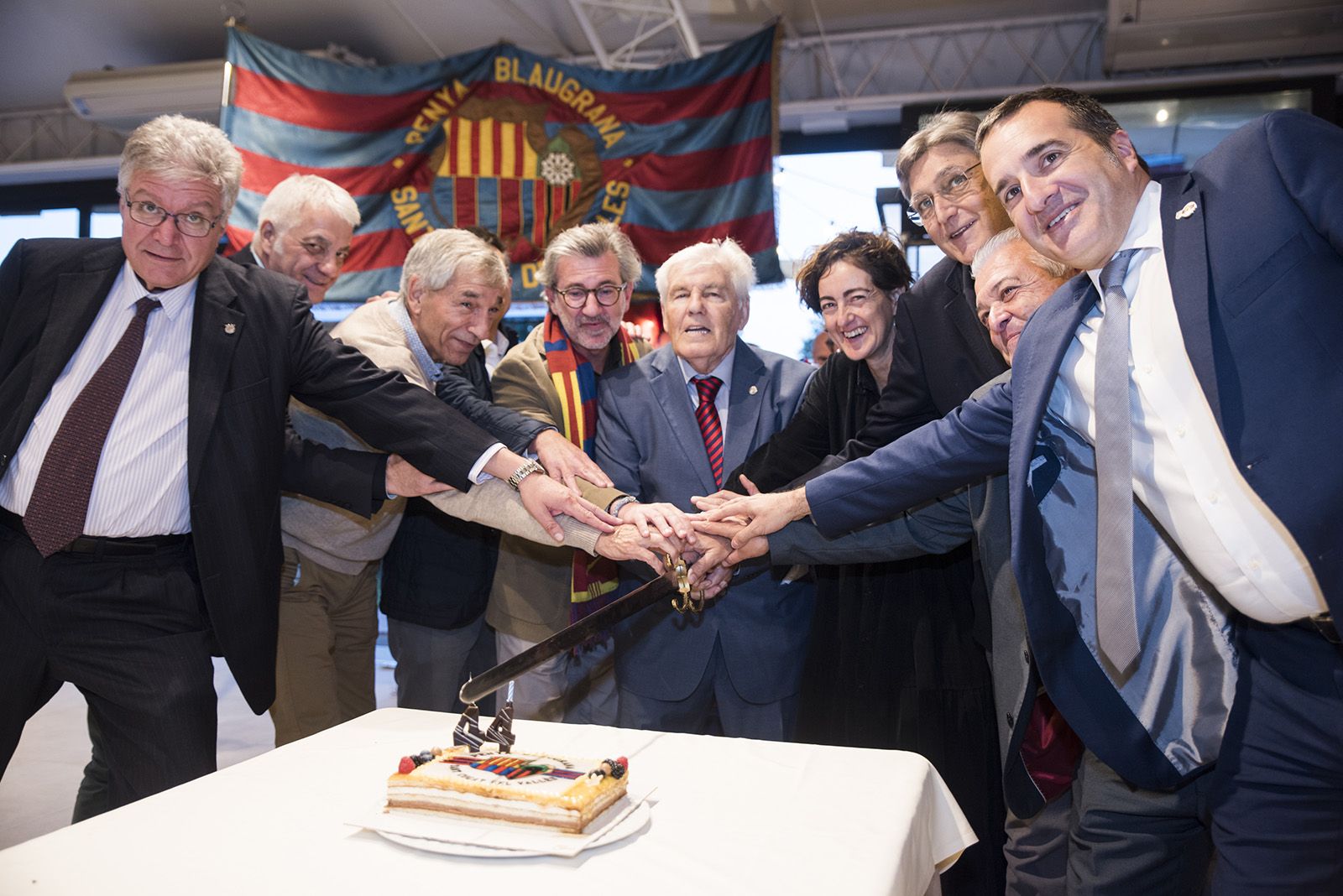 44è aniversari de la Penya Blaugrana de Sant Cugat. FOTO: Bernat Millet.