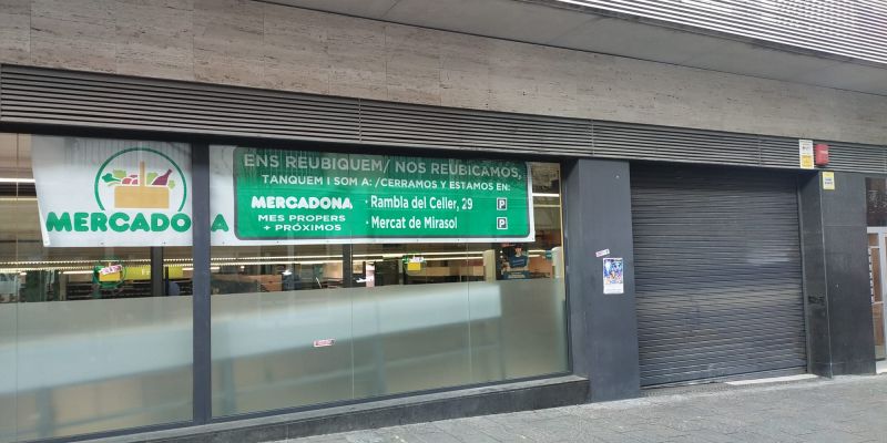 Mercadona carrer de Valldoreix. Foto: arxiu.