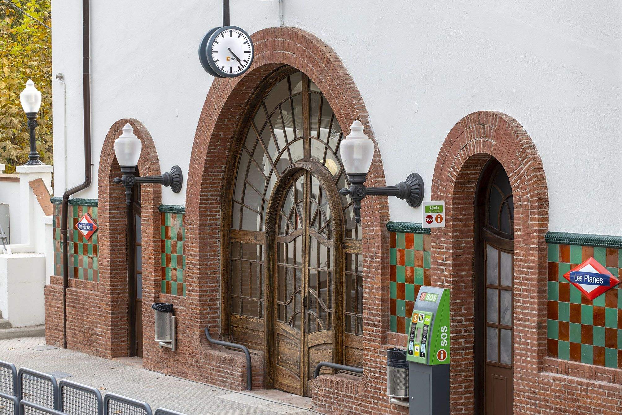 L'edifici de l'estació restaurat FOTO: Cedida