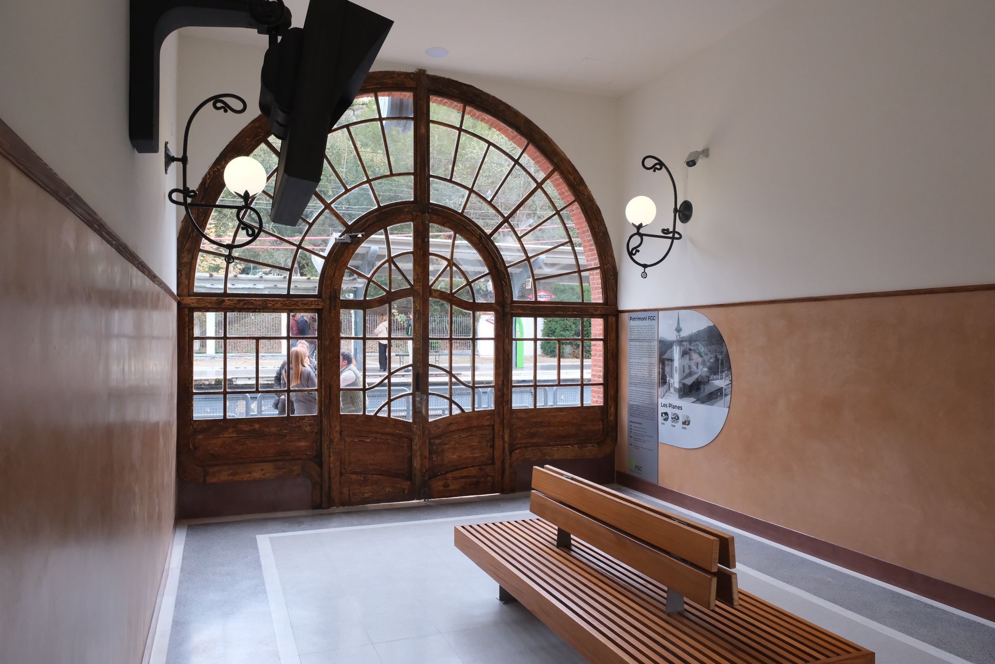 Interior de l'edifici restaurat FOTO: Cedida