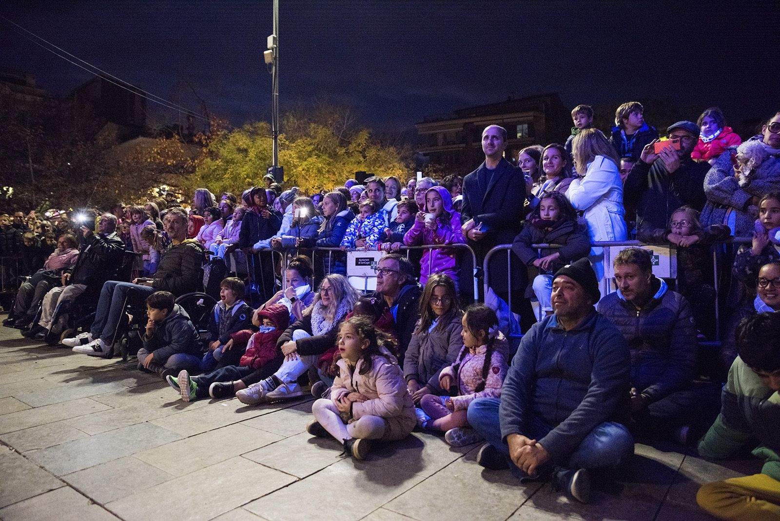 Encesa de llums de Nadal a Sant Cugat 2023. FOTO: Bernat Millet.