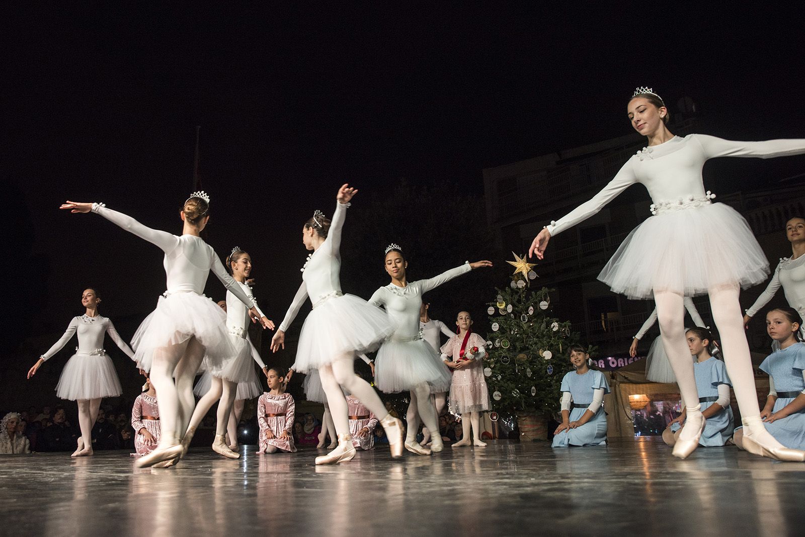 Encesa de llums de Nadal a Sant Cugat 2023. FOTO: Bernat Millet.