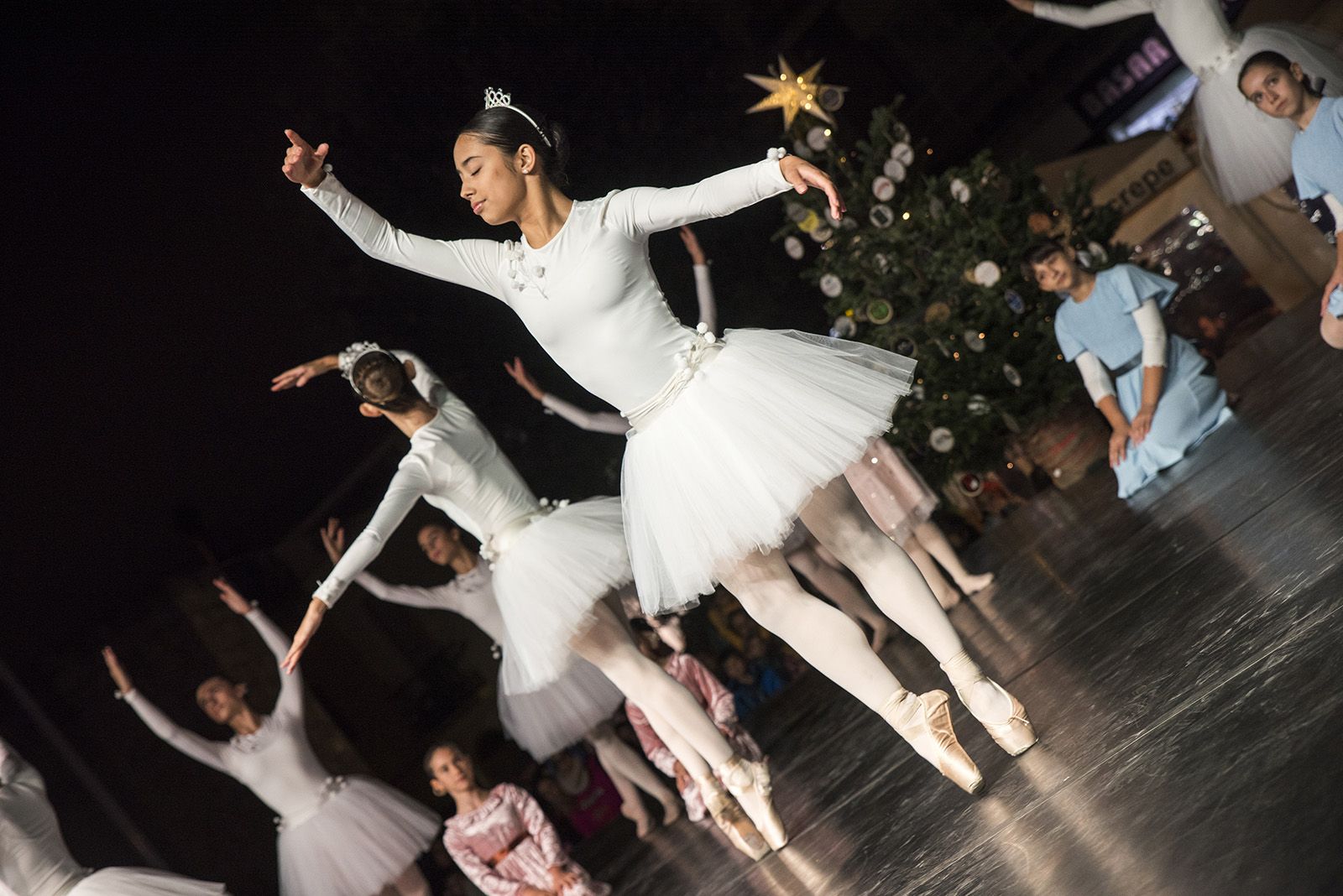 Encesa de llums de Nadal a Sant Cugat 2023. FOTO: Bernat Millet.
