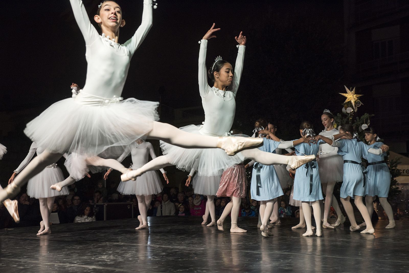 Encesa de llums de Nadal a Sant Cugat 2023. FOTO: Bernat Millet.