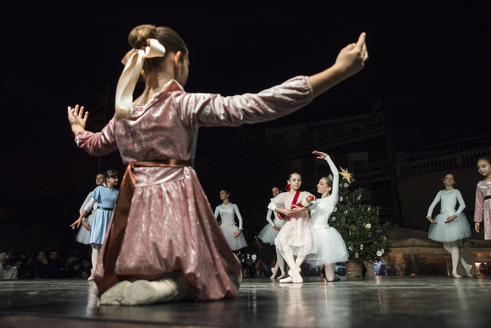 Encesa de llums de Nadal a Sant Cugat 2023. FOTO: Bernat Millet.