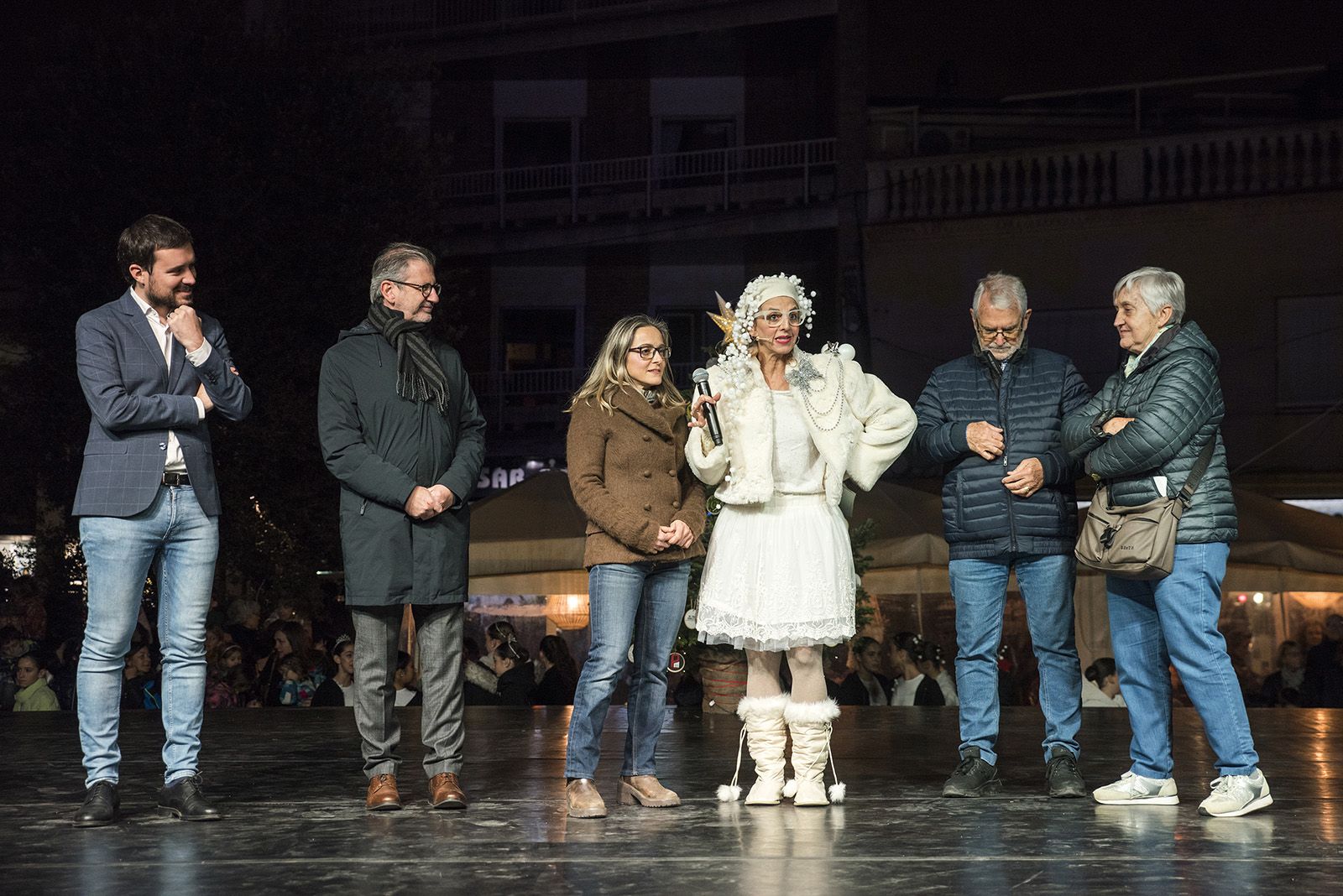 Encesa de llums de Nadal a Sant Cugat 2023. FOTO: Bernat Millet.