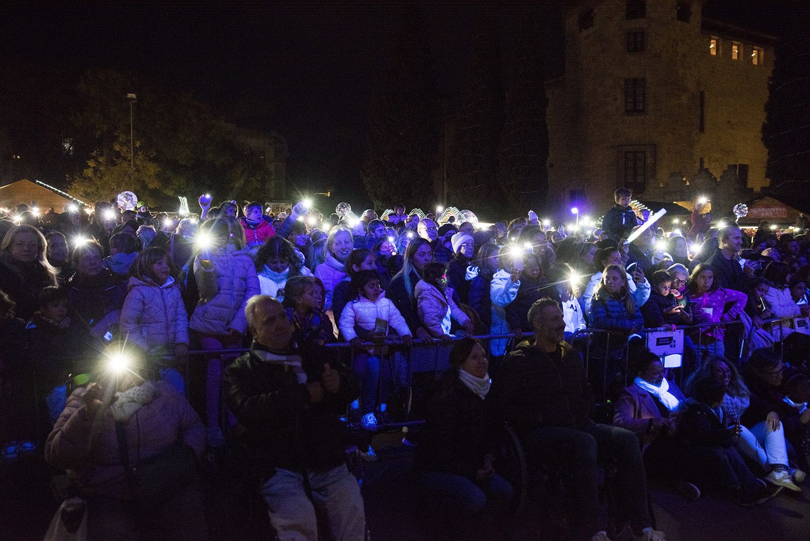 Encesa de llums de Nadal a Sant Cugat 2023. FOTO: Bernat Millet.