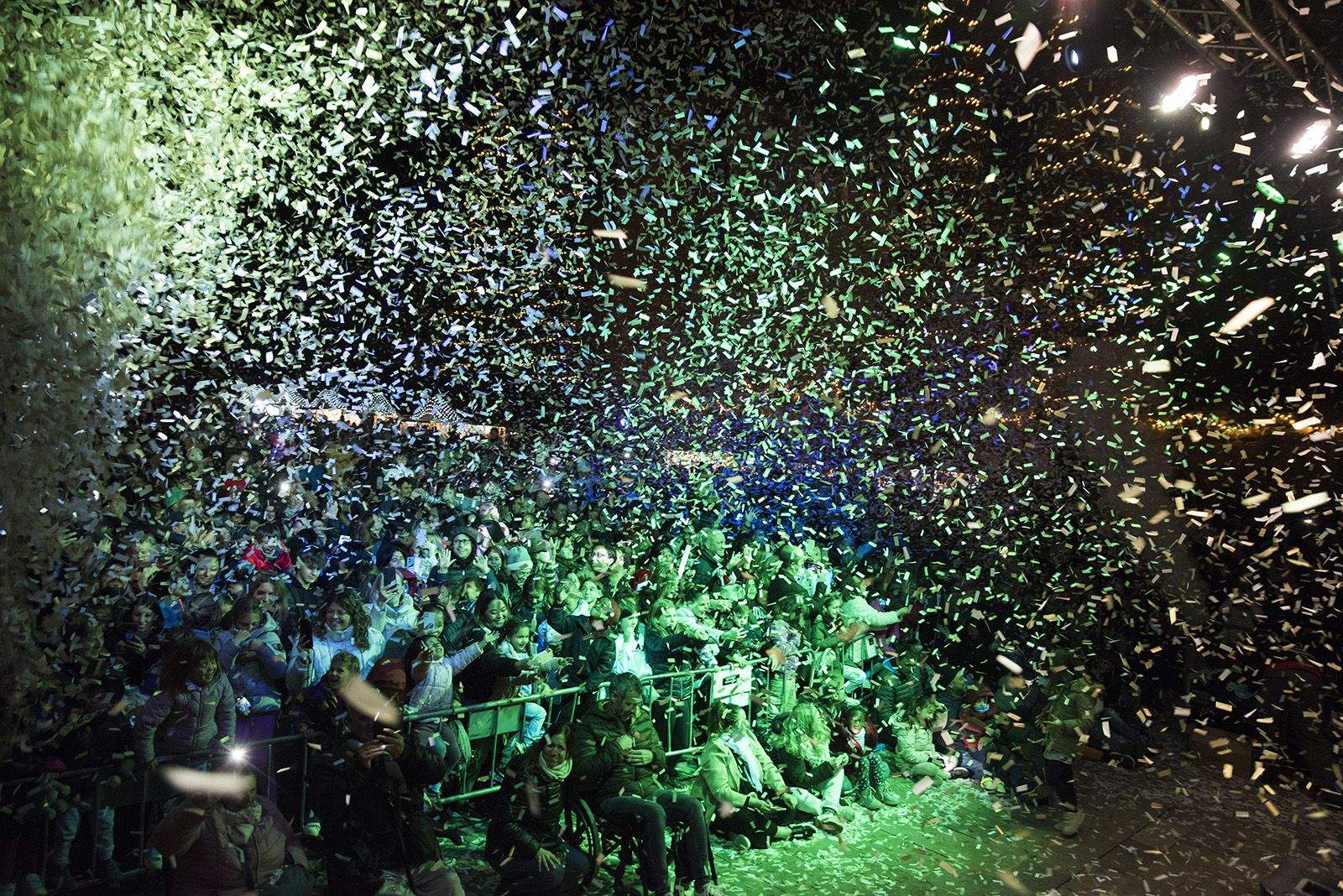 Encesa de llums de Nadal a Sant Cugat 2023. FOTO: Bernat Millet.