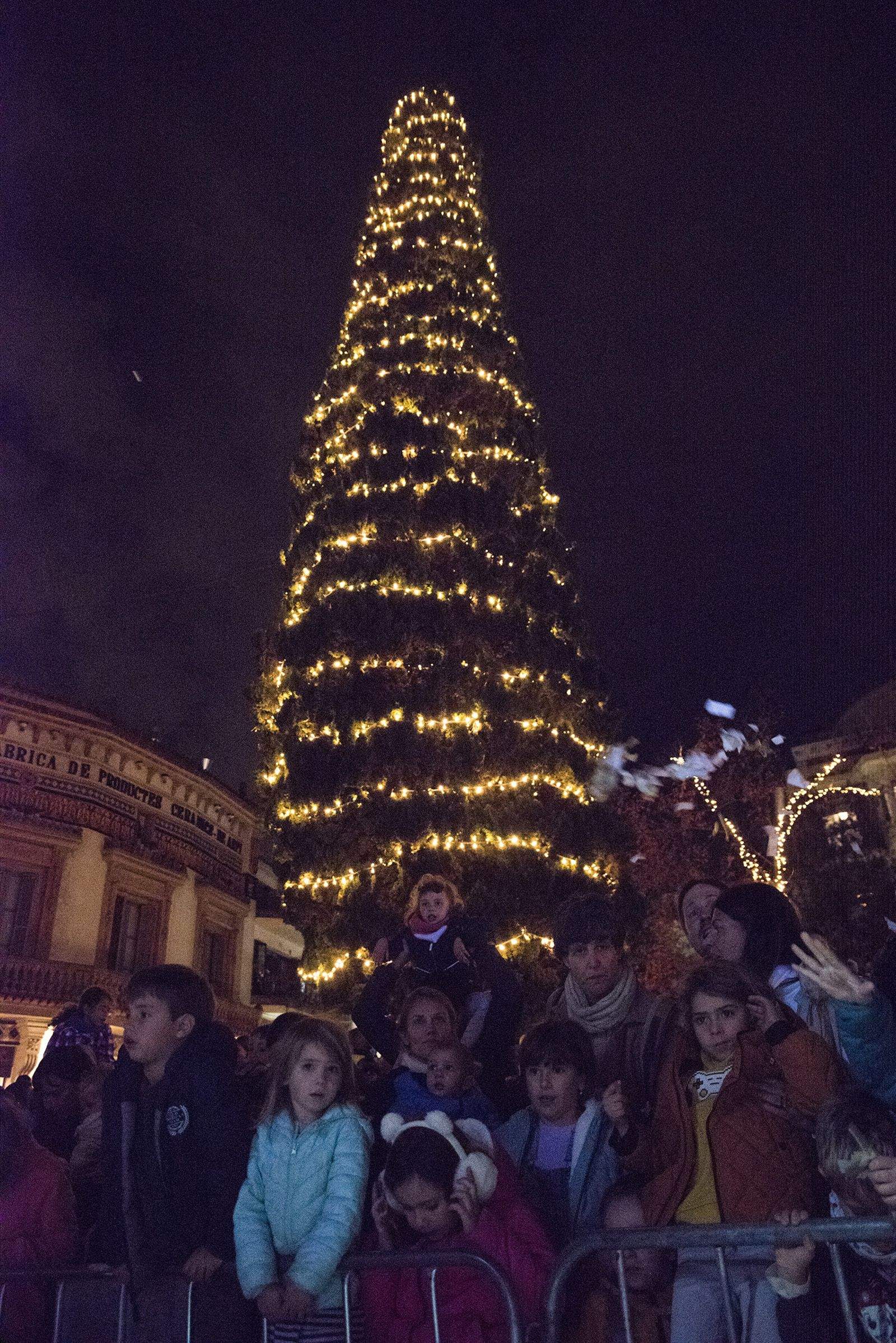 Encesa de llums de Nadal a Sant Cugat 2023. FOTO: Bernat Millet.