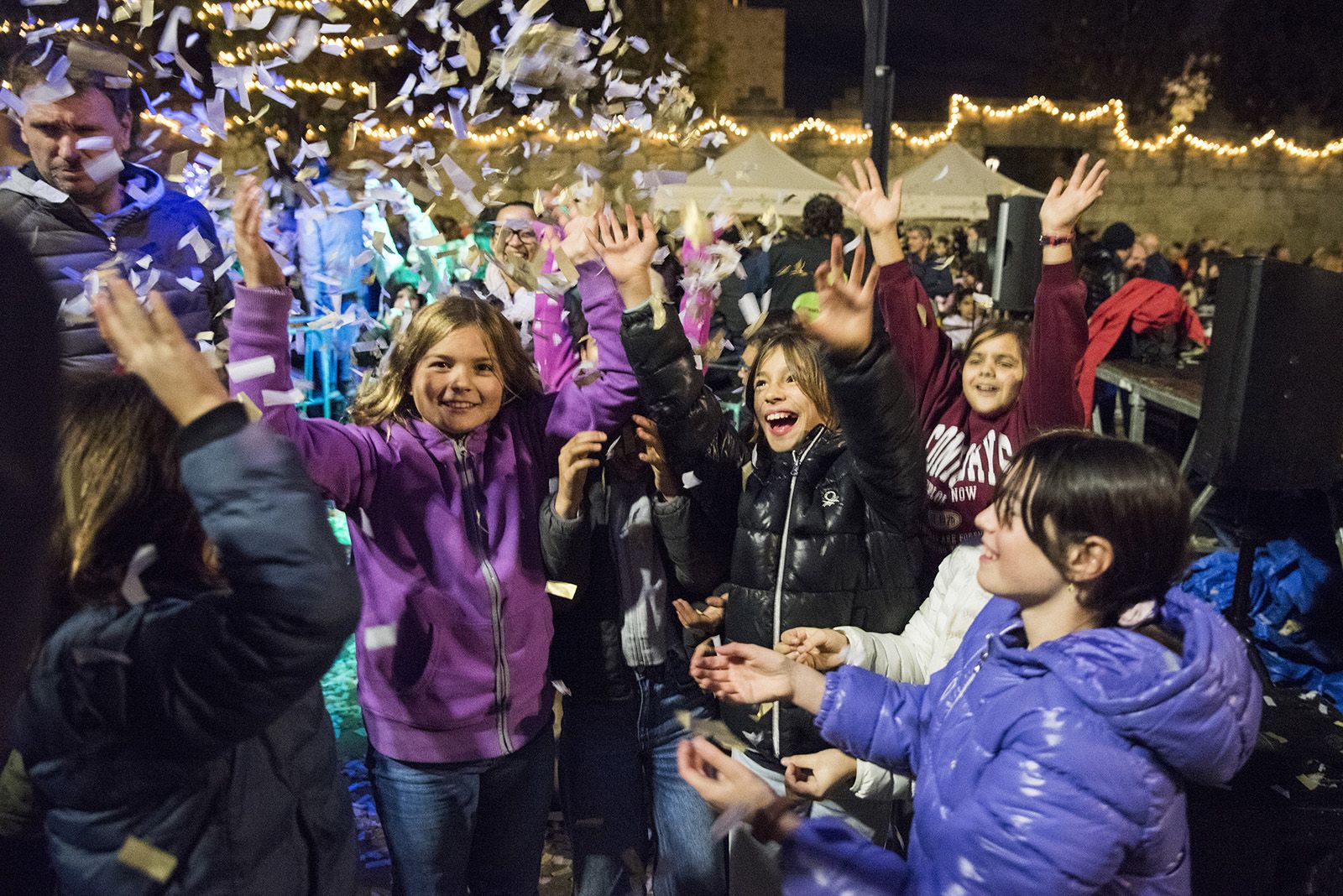 Encesa de llums de Nadal a Sant Cugat 2023. FOTO: Bernat Millet.