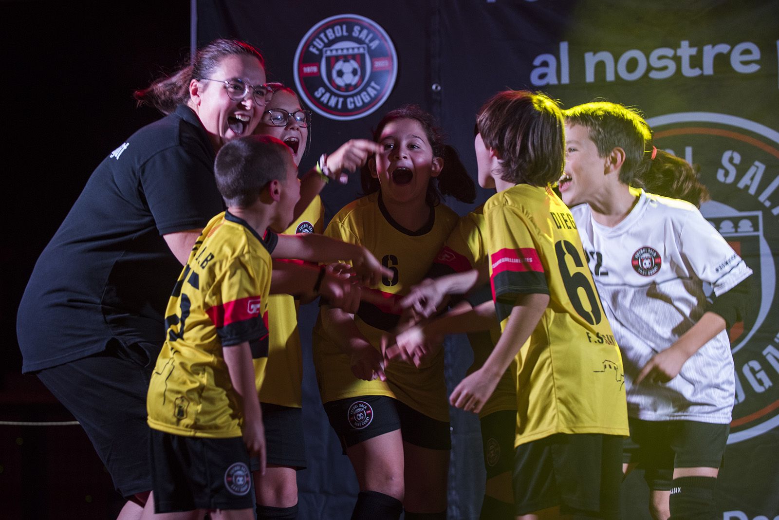 Presentació dels equips de Futbol Sala Sant Cugat. FOTO: Bernat Millet.