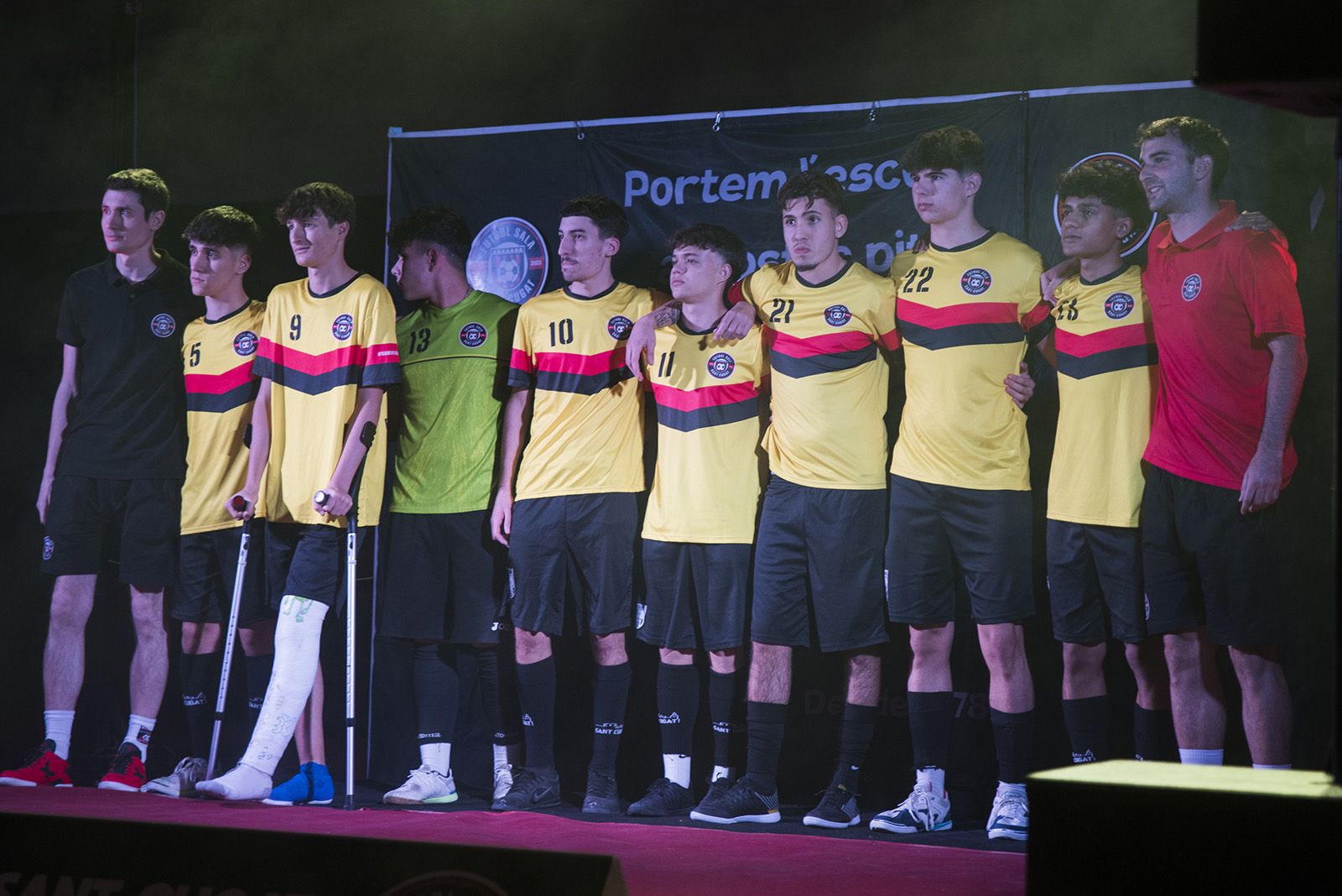 Presentació dels equips de Futbol Sala Sant Cugat. FOTO: Bernat Millet.