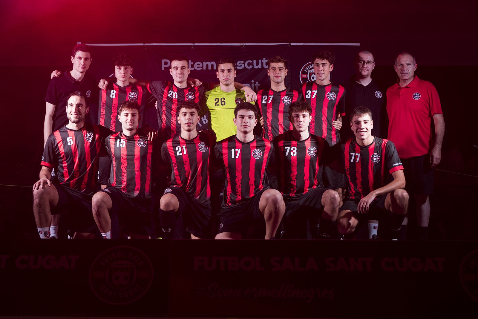 Presentació dels equips de Futbol Sala Sant Cugat. FOTO: Bernat Millet.
