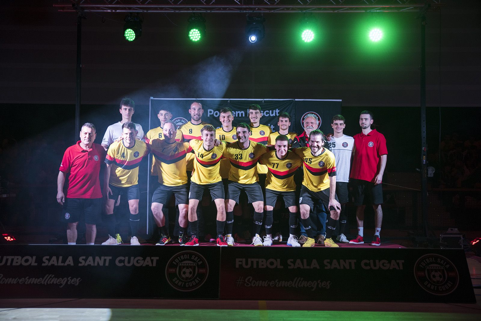 Presentació dels equips de Futbol Sala Sant Cugat. FOTO: Bernat Millet.