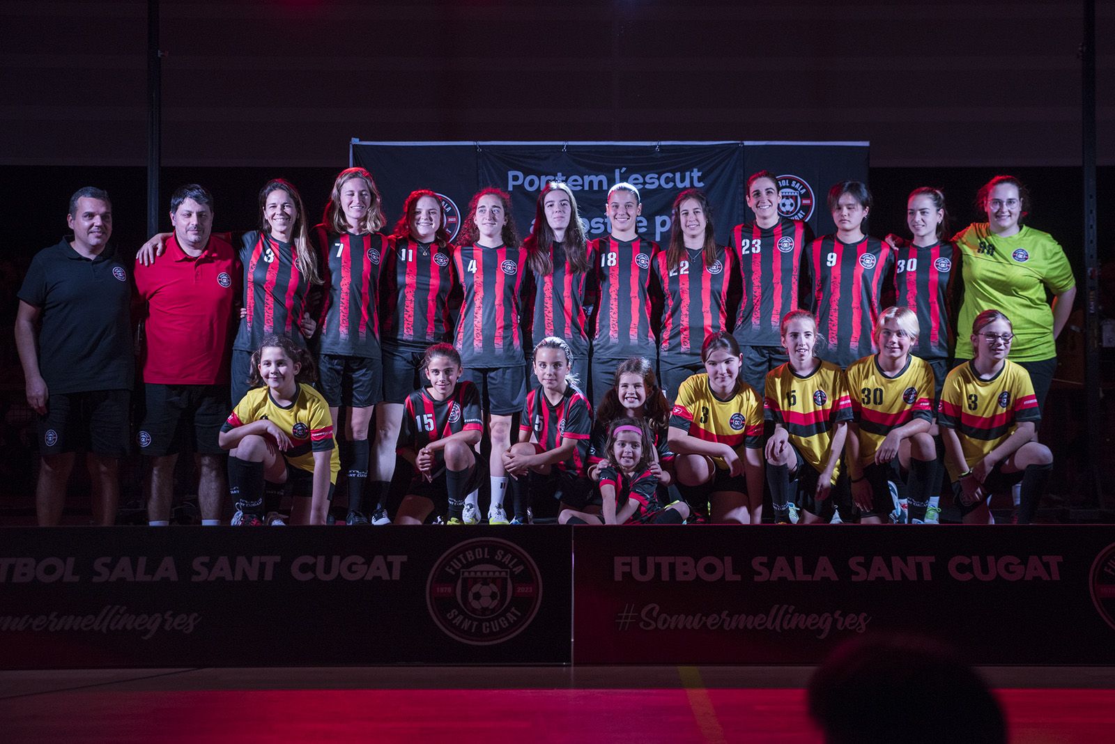 Presentació dels equips de Futbol Sala Sant Cugat. FOTO: Bernat Millet.