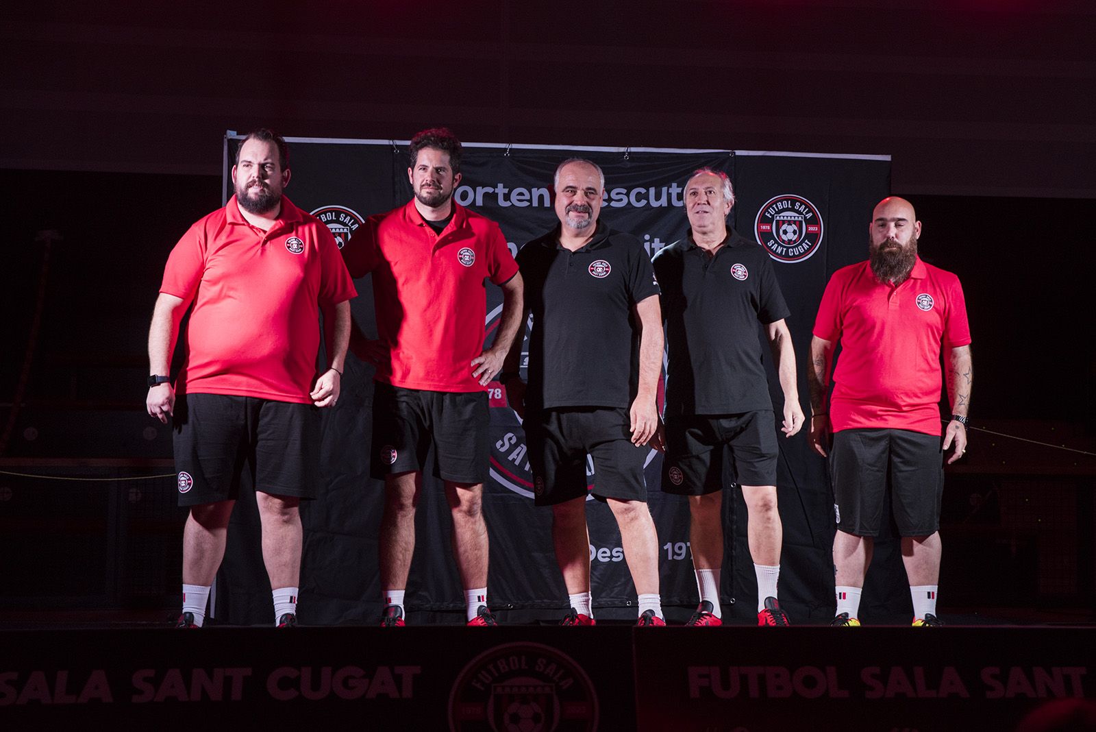Presentació dels equips de Futbol Sala Sant Cugat. FOTO: Bernat Millet.