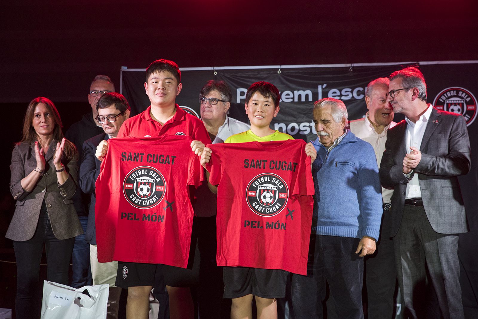 Presentació dels equips de Futbol Sala Sant Cugat. FOTO: Bernat Millet.